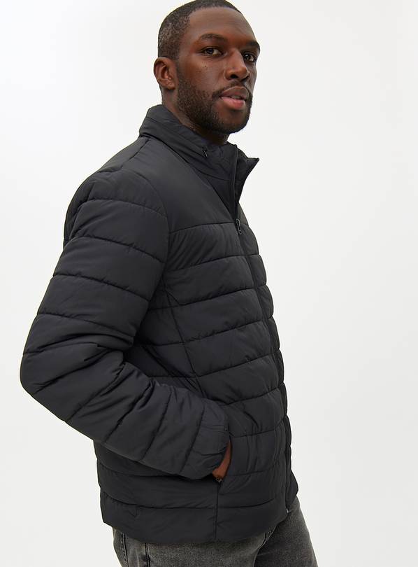 Black Padded Puffer Jacket M