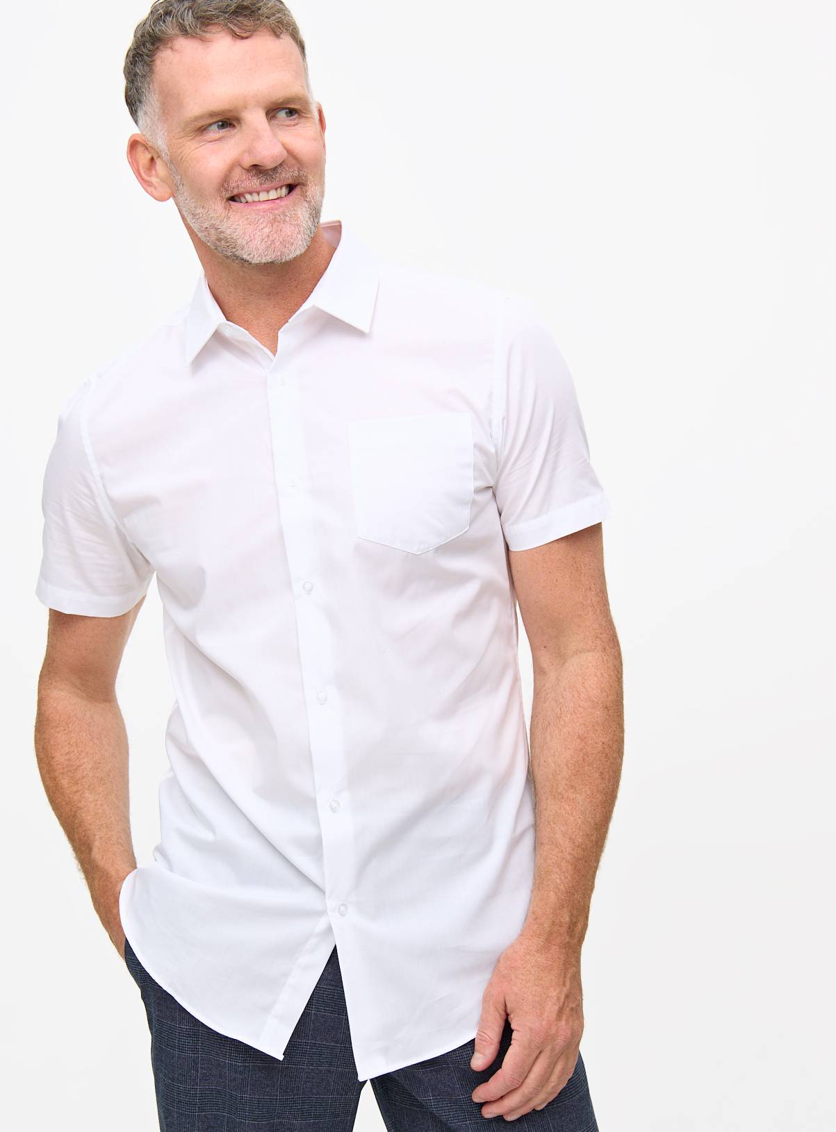 White Slim Fit Formal Shirt 5 Pack 16.5 - Image 2