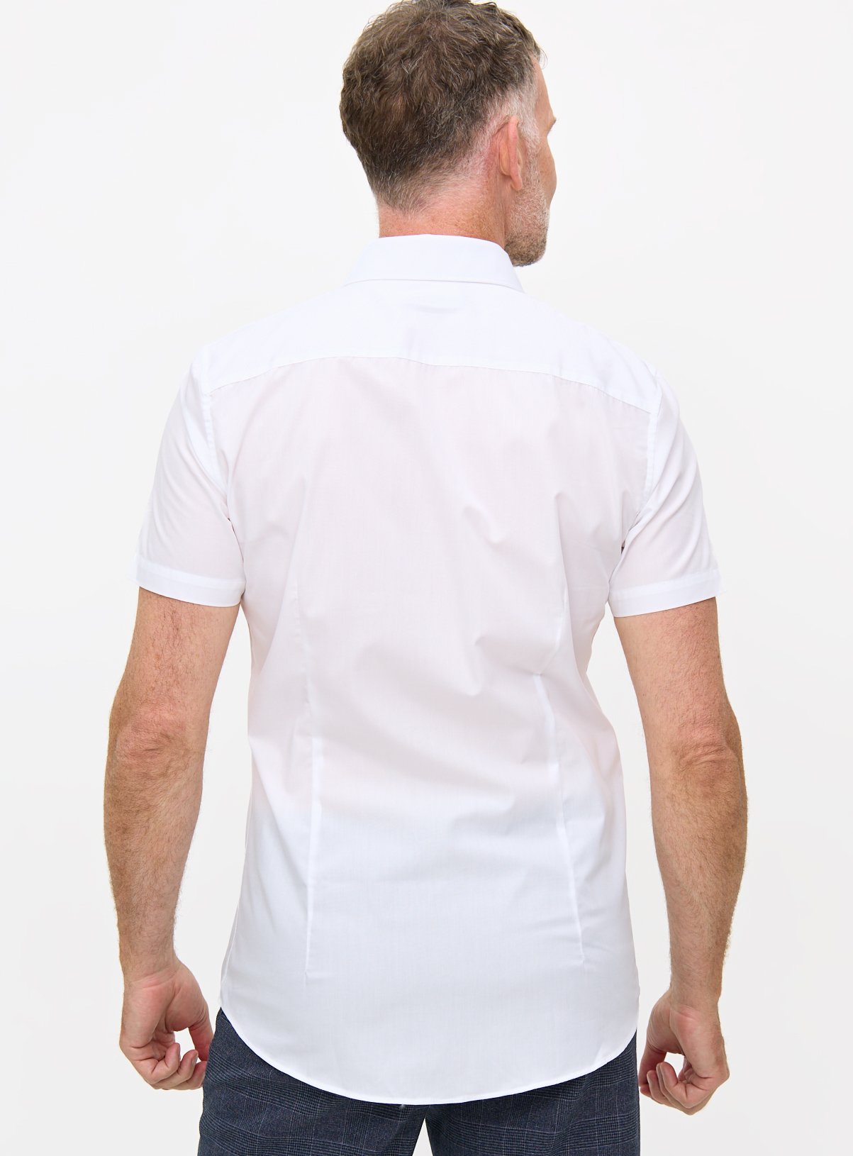 White Slim Fit Formal Shirt 5 Pack 16.5 - Image 5 thumbnail