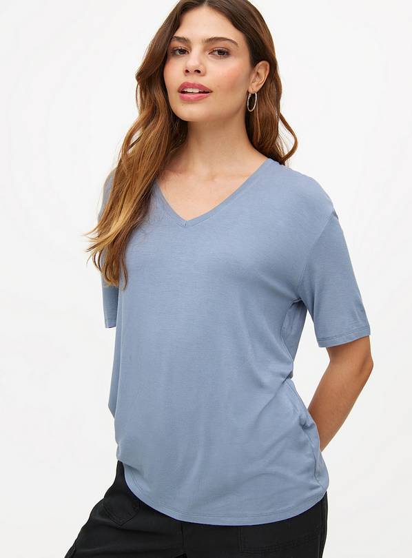 Blue Relaxed Fit T-Shirt 8