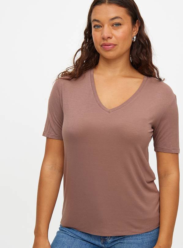 Taupe Relaxed Fit T-Shirt 14