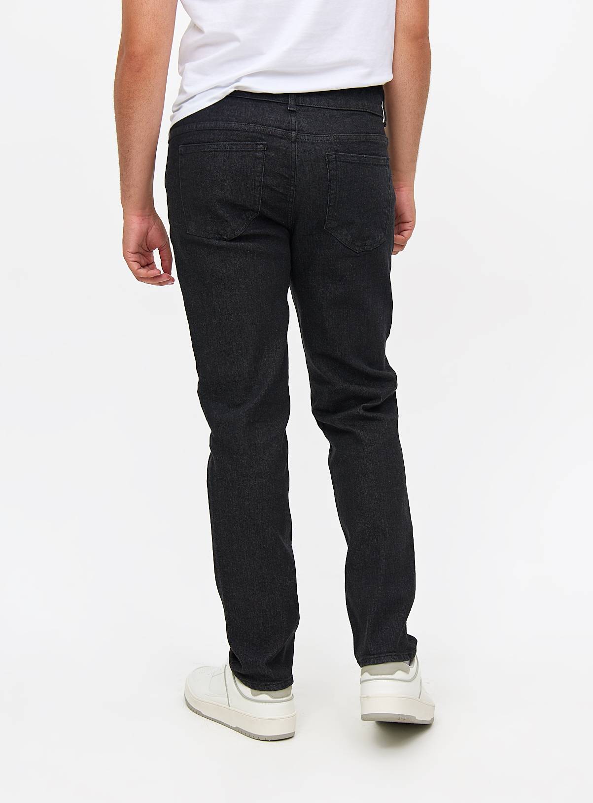 Everyday Black Denim Slim Fit Jeans  42R - Image 5