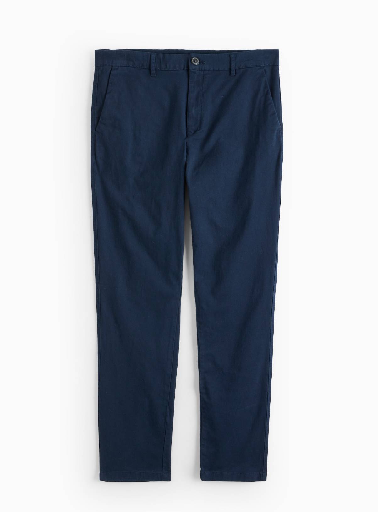 Navy Slim Fit Chinos With Stretch 36L - Image 3