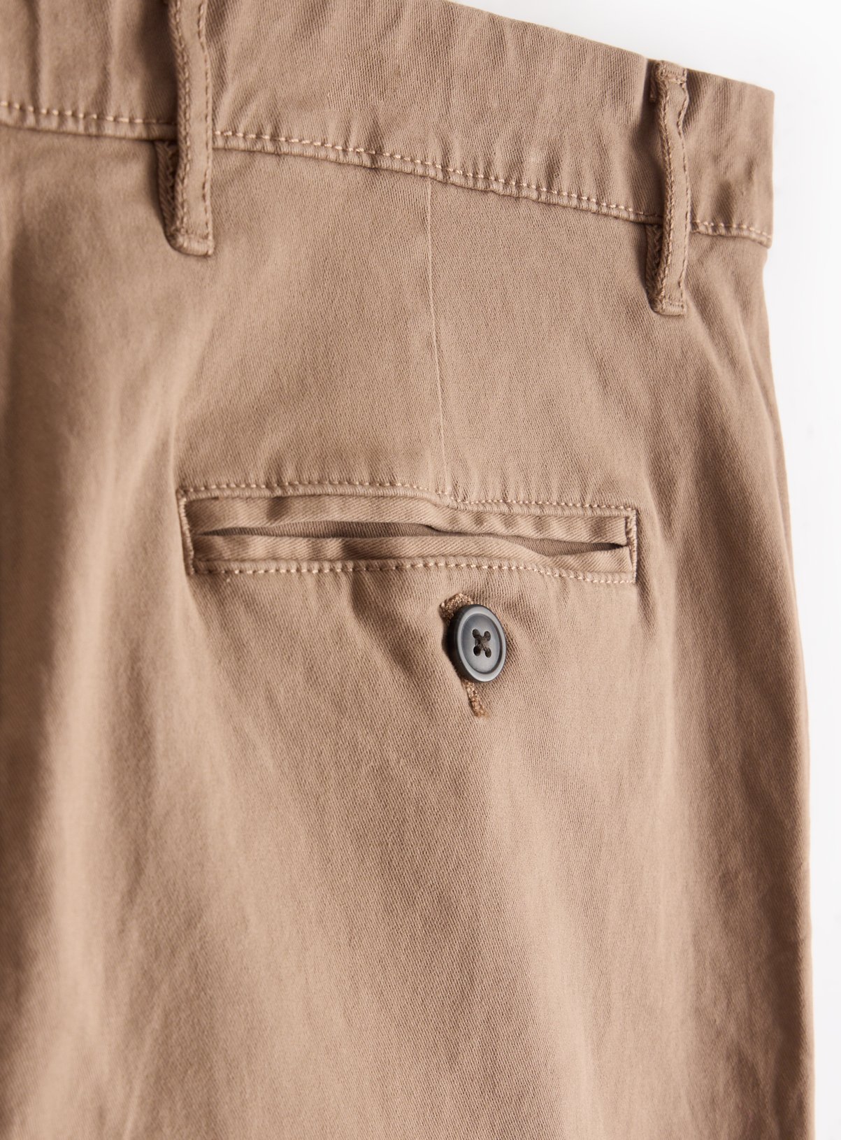 Neutral Slim Fit Chinos With Stretch 36L - Image 4 thumbnail