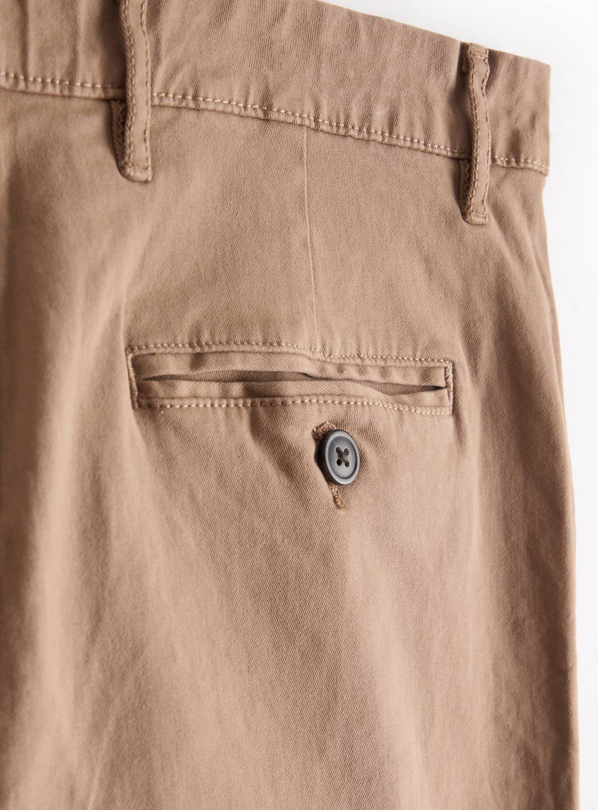 Neutral Slim Fit Chinos With Stretch 36L - Image 4
