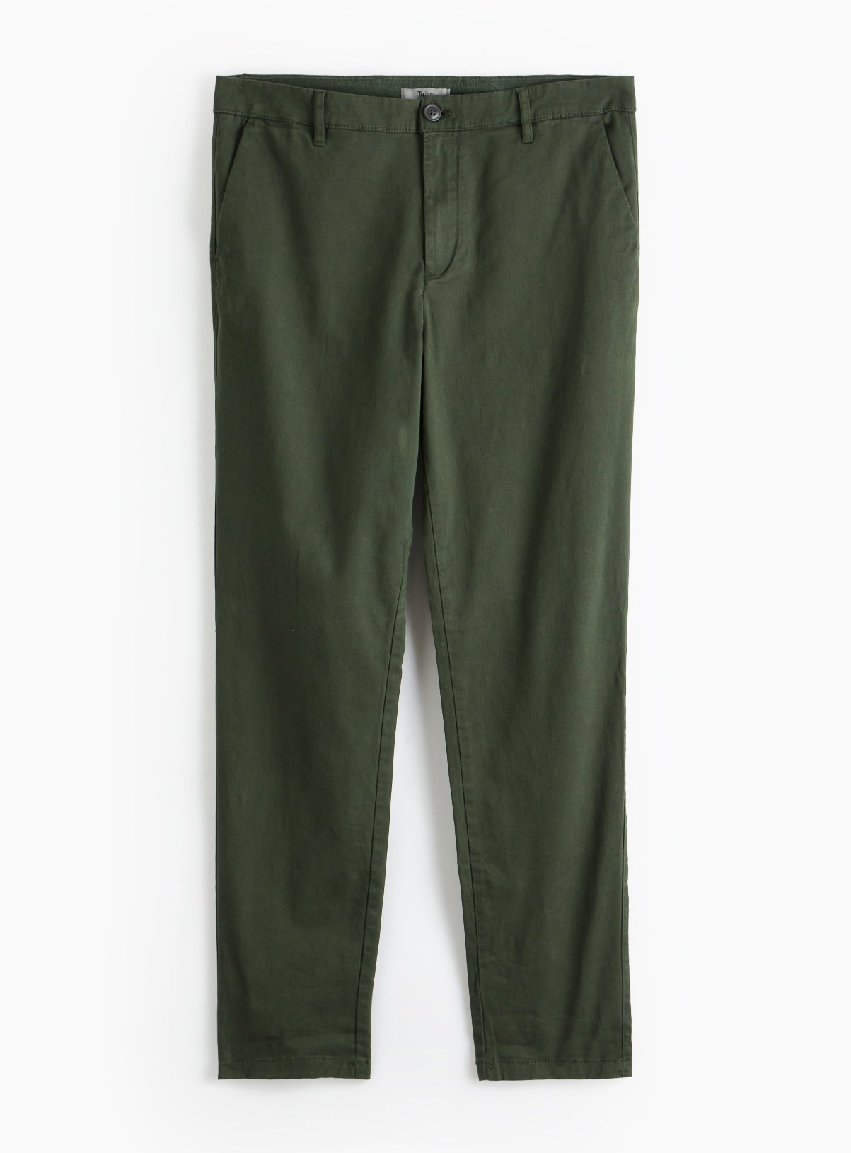Khaki Skinny Fit Chino Trousers  42R - Image 3 thumbnail