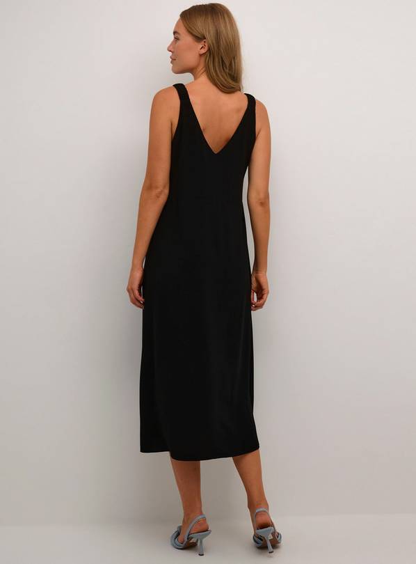 KAFFE Nora Sleeveless V Neck Midi Dress 14