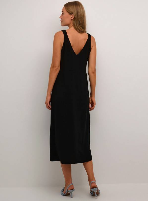 KAFFE Nora Sleeveless V Neck Midi Dress 8