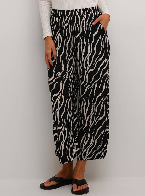 KAFFE Dacia Elastic Waist Culotte Trousers 12