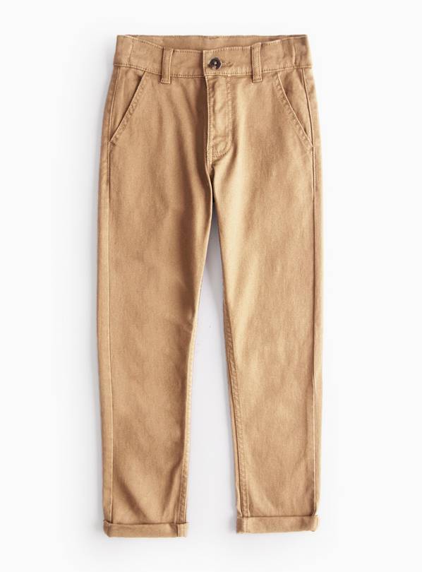 Tan Classic Chino Trousers  12 years