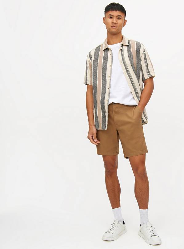 Brown Classic Chino Shorts 30