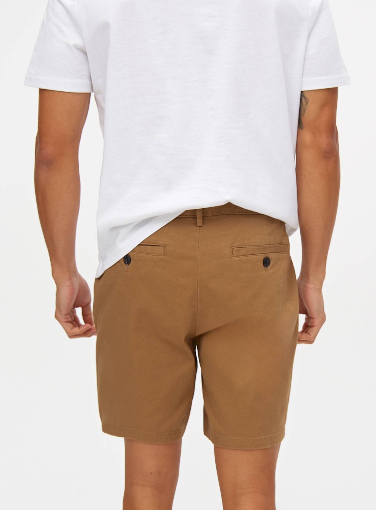 Brown Classic Chino Shorts 36 - Image 5