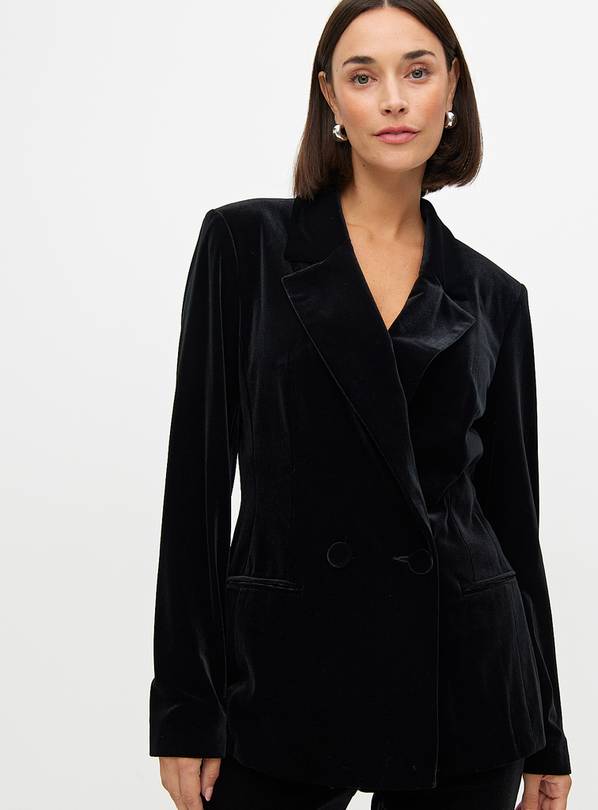 Black Velvet Hourglass Blazer 10