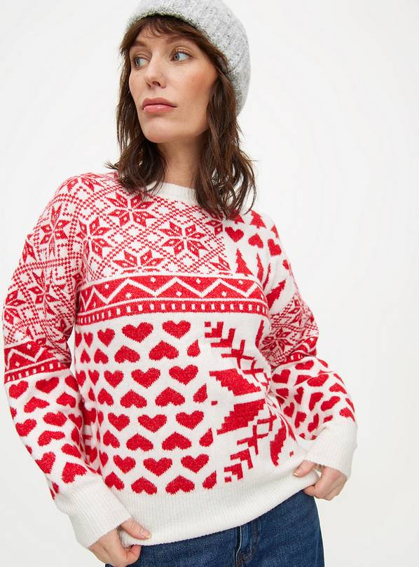 Matching Family Women's Christmas Fair Isle Jumper 14