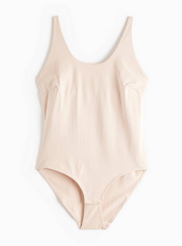 Beige Cotton Smoothing Body  L