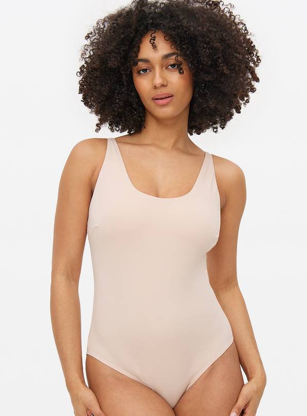 Beige Cotton Smoothing Body  XL