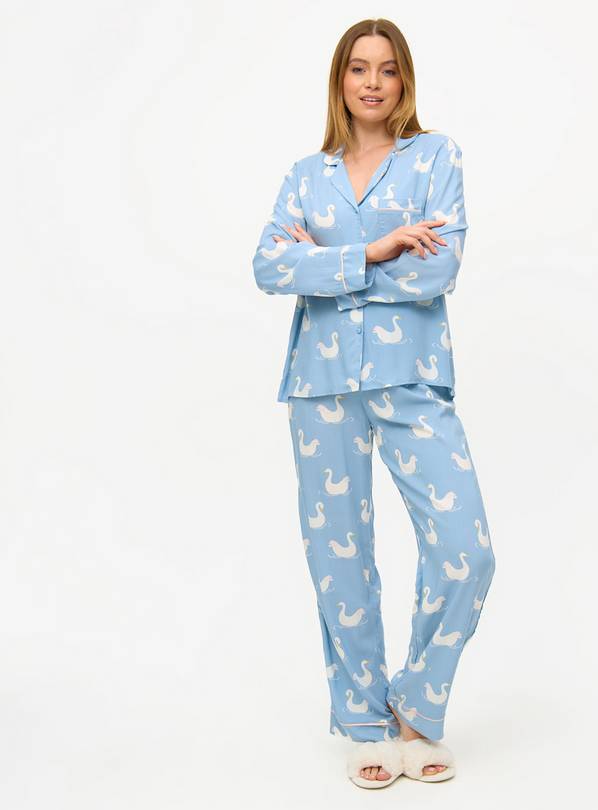 Blue Swan Printed Traditional Woven Pyjamas XXL