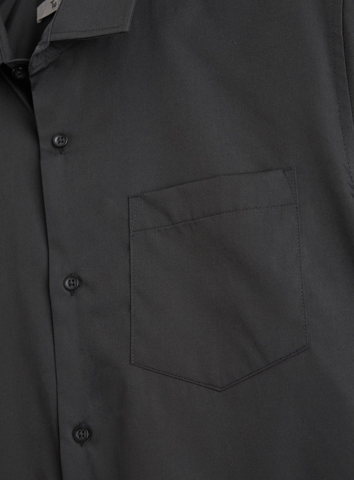 Black Regular Fit Short Sleeve Shirts 2 Pack 16.5 - Image 4 thumbnail