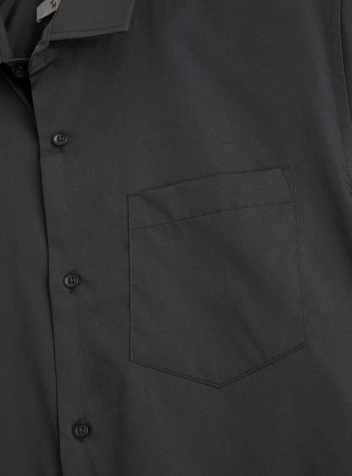 Black Regular Fit Short Sleeve Shirts 2 Pack 16.5 - Image 4