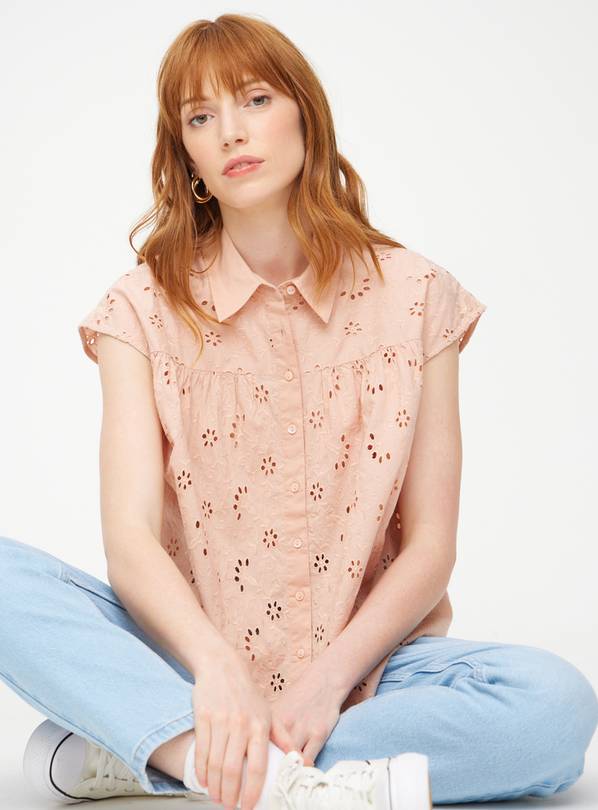 Pink Broderie Shirt 26