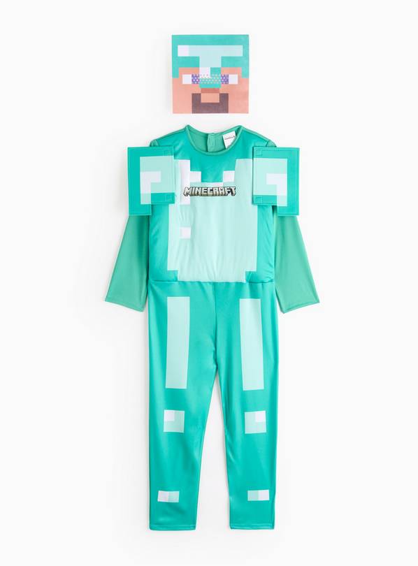 Minecraft Creeper Fancy Dress Costume 4-6 years