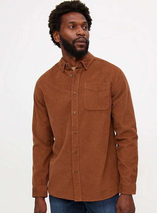 Brown Corduroy Shirt XL