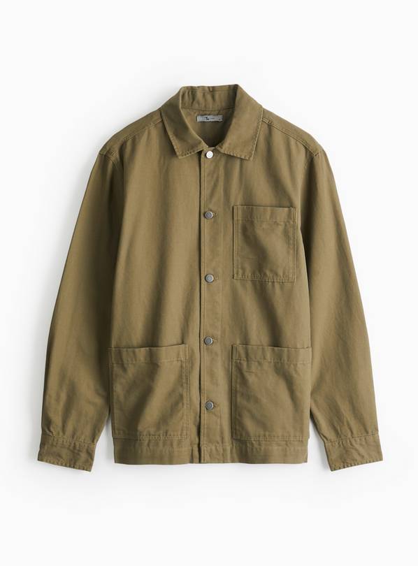 Khaki Chore Shacket L