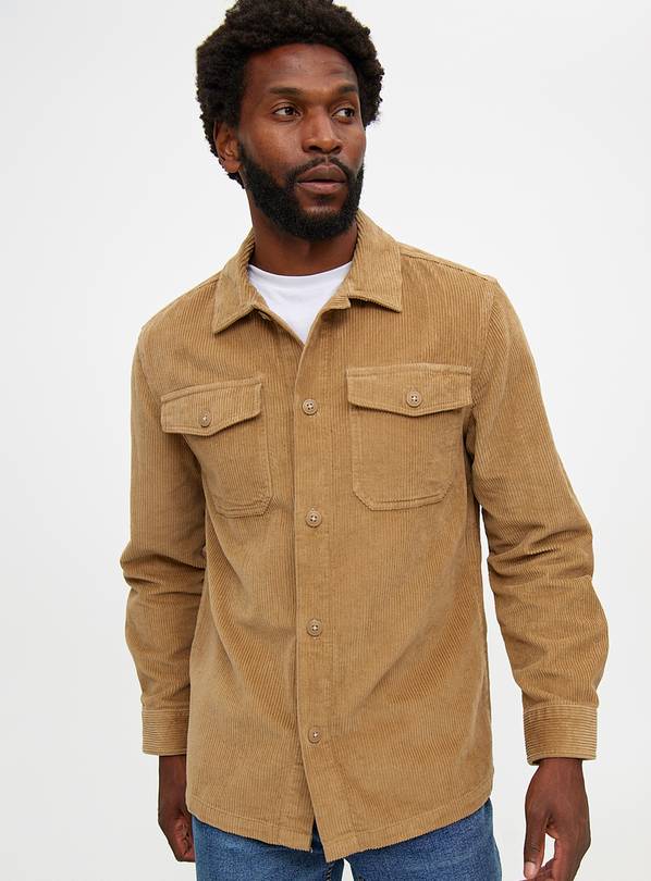 Neutral Corduroy Overshirt XXXXL