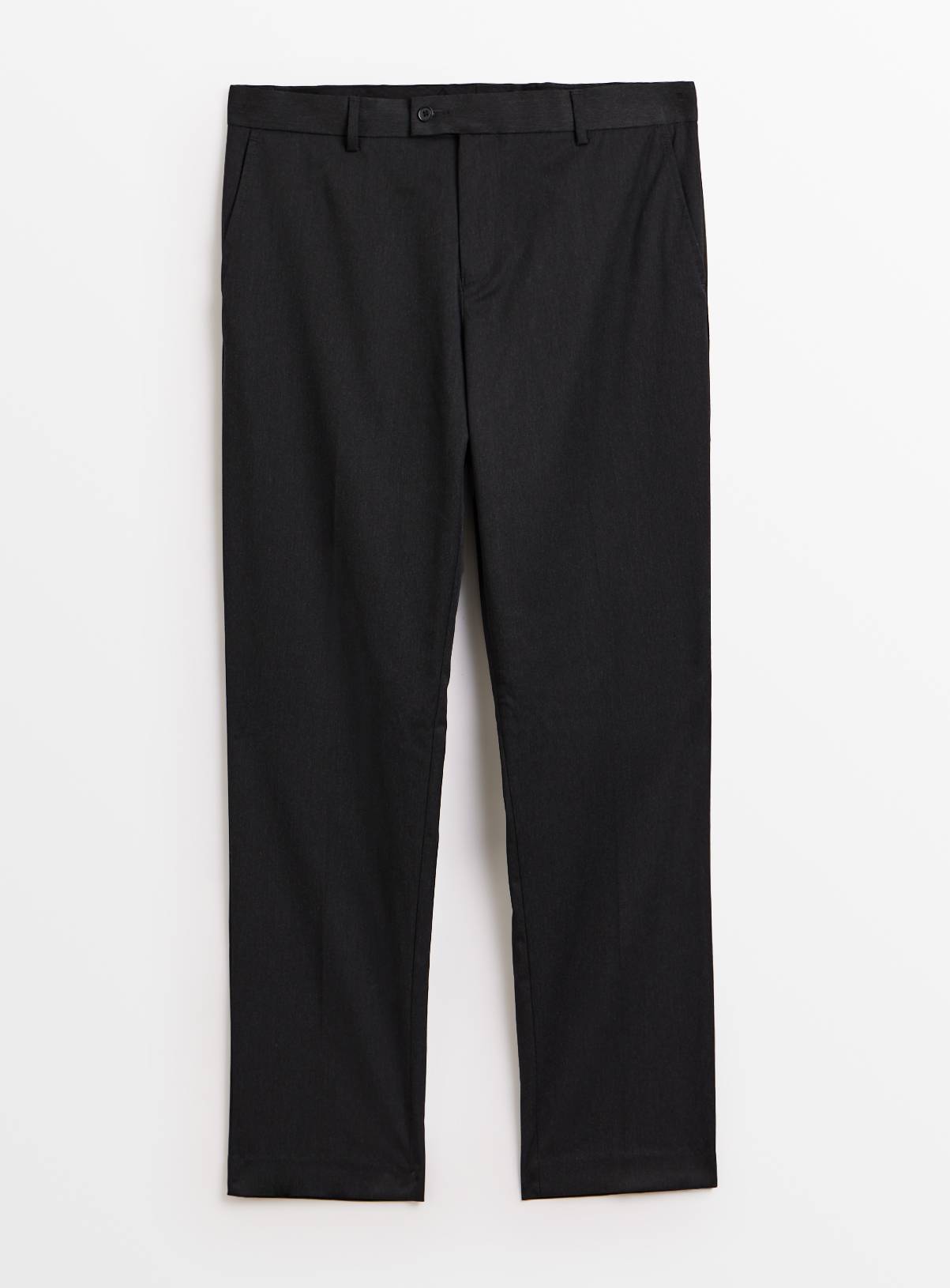 Grey Slim Fit Smart Trousers W30 L31 - Image 3