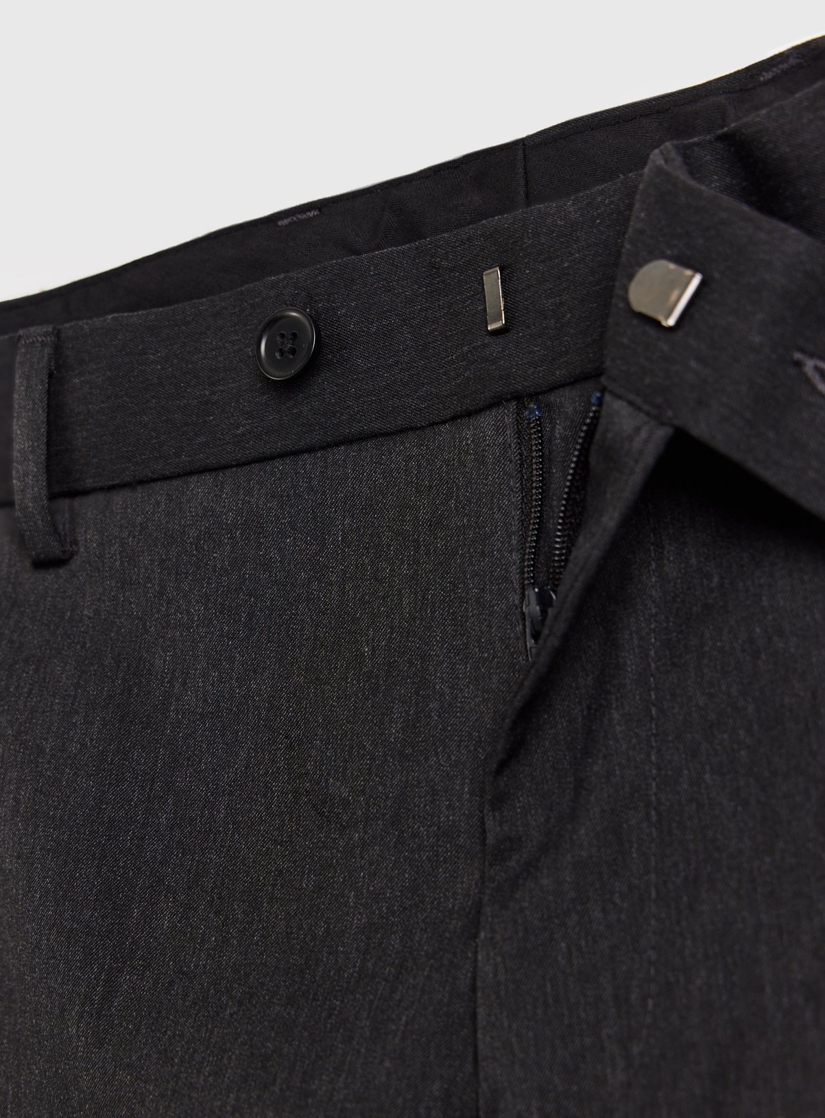 Grey Slim Fit Smart Trousers W30 L31 - Image 4 thumbnail