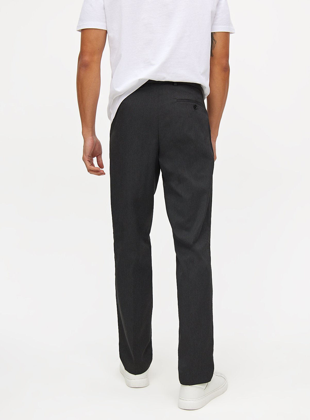 Grey Slim Fit Smart Trousers W30 L31 - Image 5 thumbnail