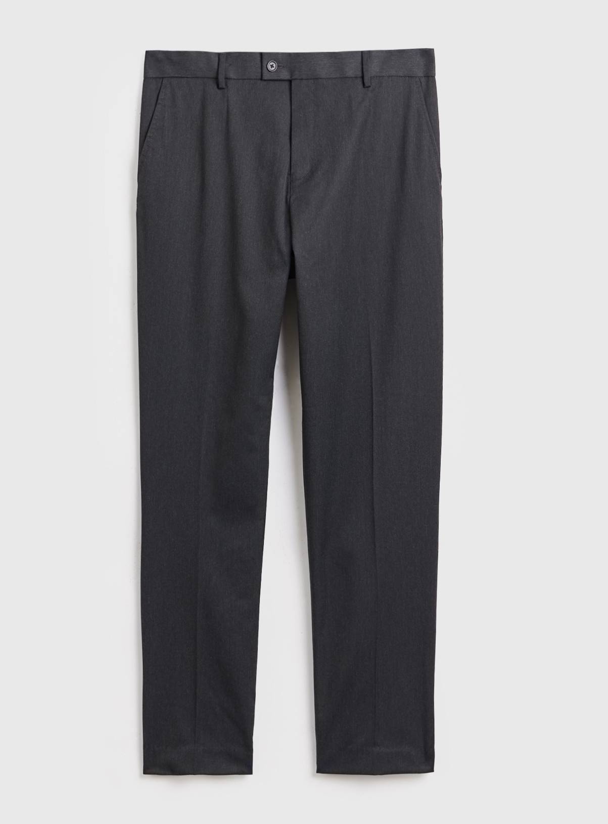 Grey Smart Regular Fit Trousers W44 L29 - Image 3