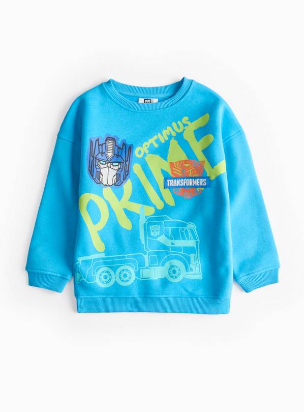 Transformer Optimus Prime Blue Sweatshirt 1-2 years