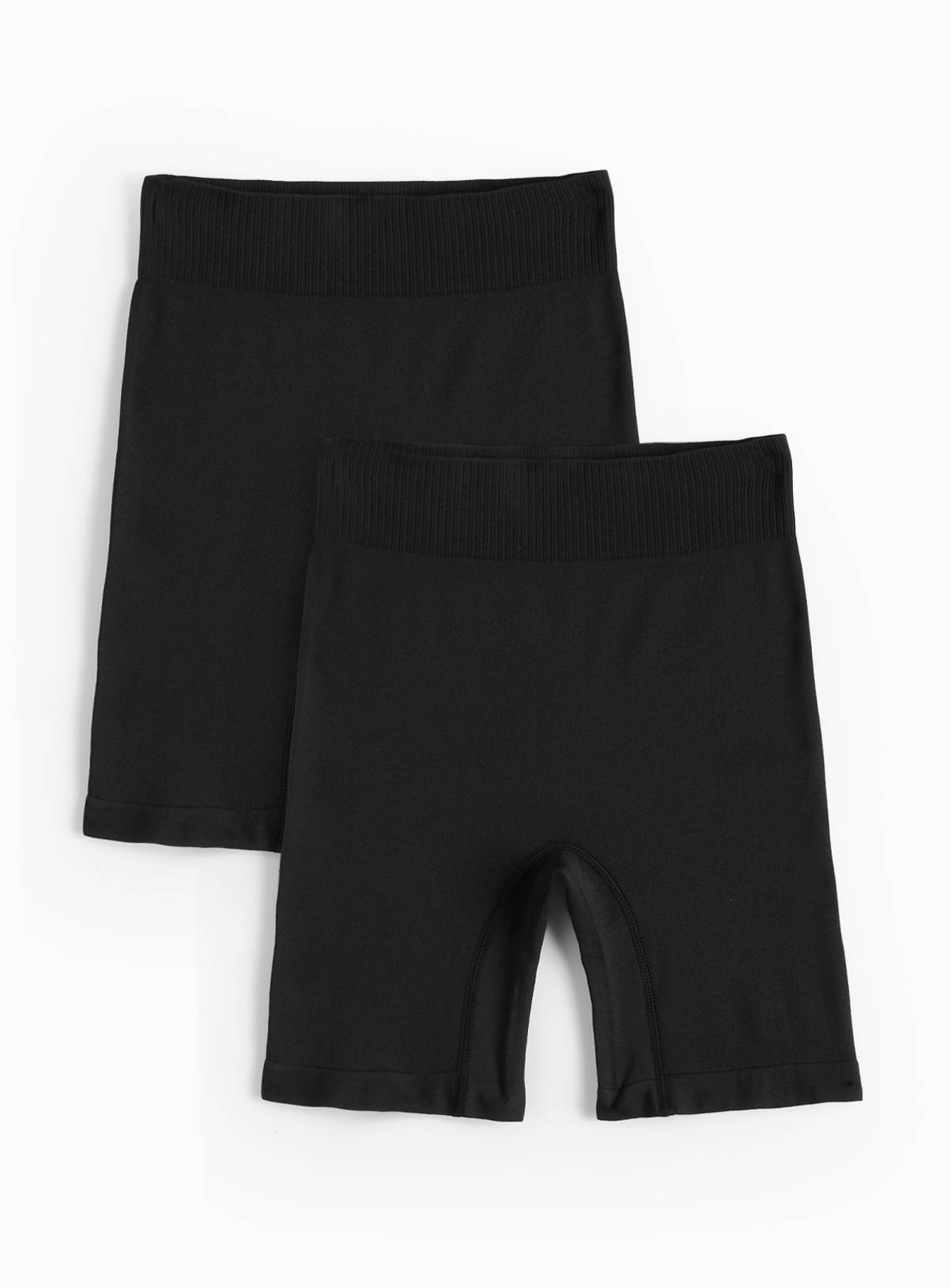 Black Smoothform™ Anti-Chafe Shapewear Shorts 2-Pack XL - Image 1