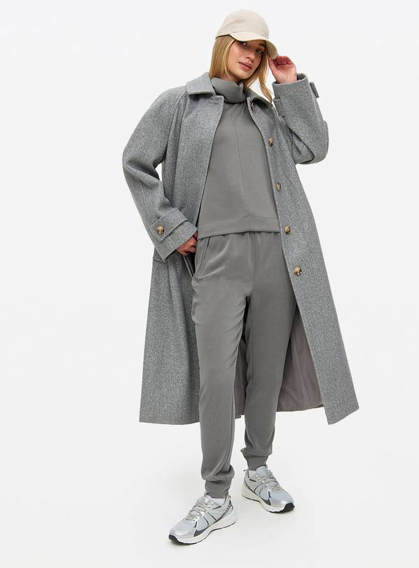 Grey Tapered Leg Co-ord Joggers L