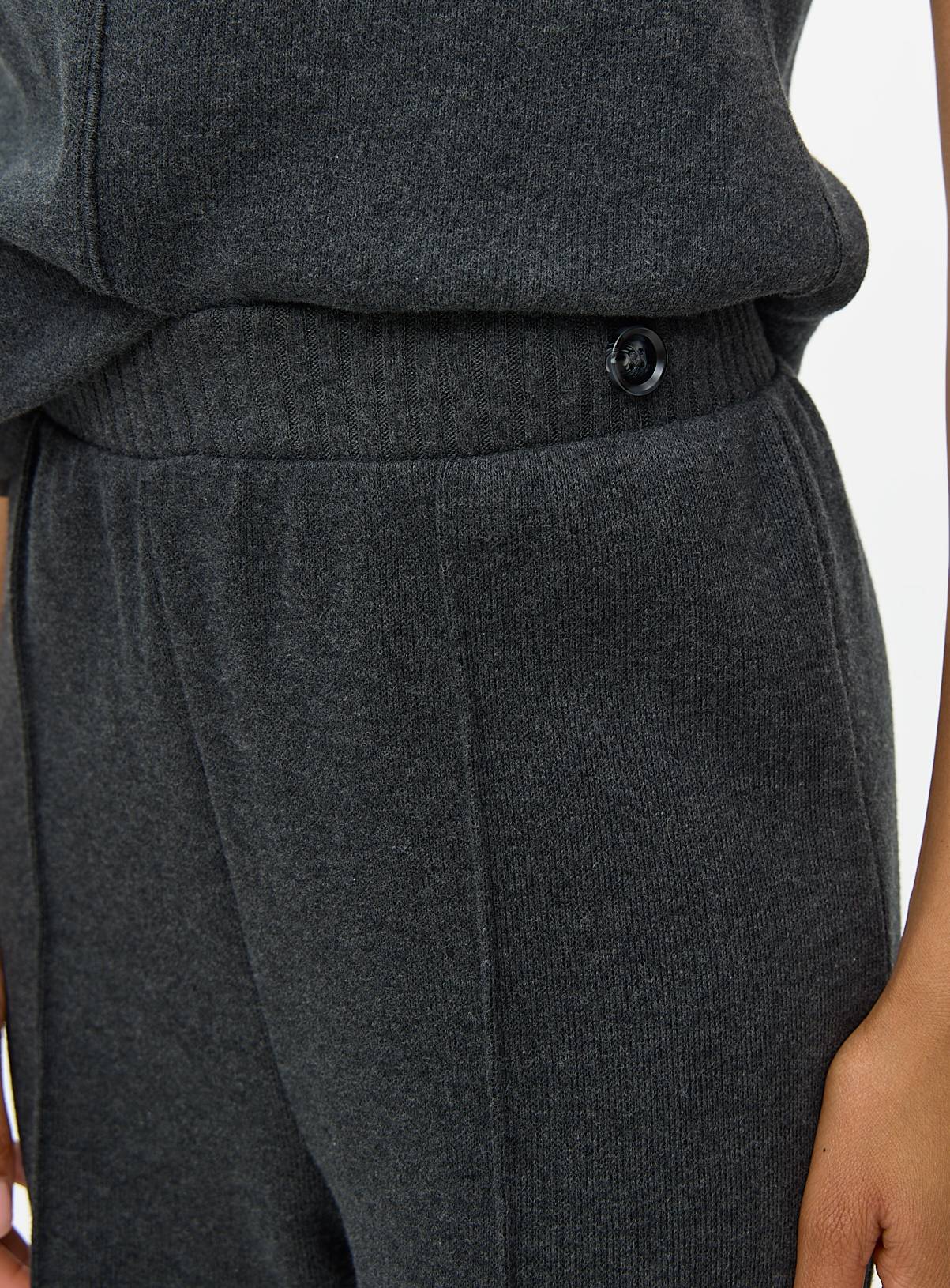 Charcoal Grey Coord Wide Leg Trousers L - Image 2