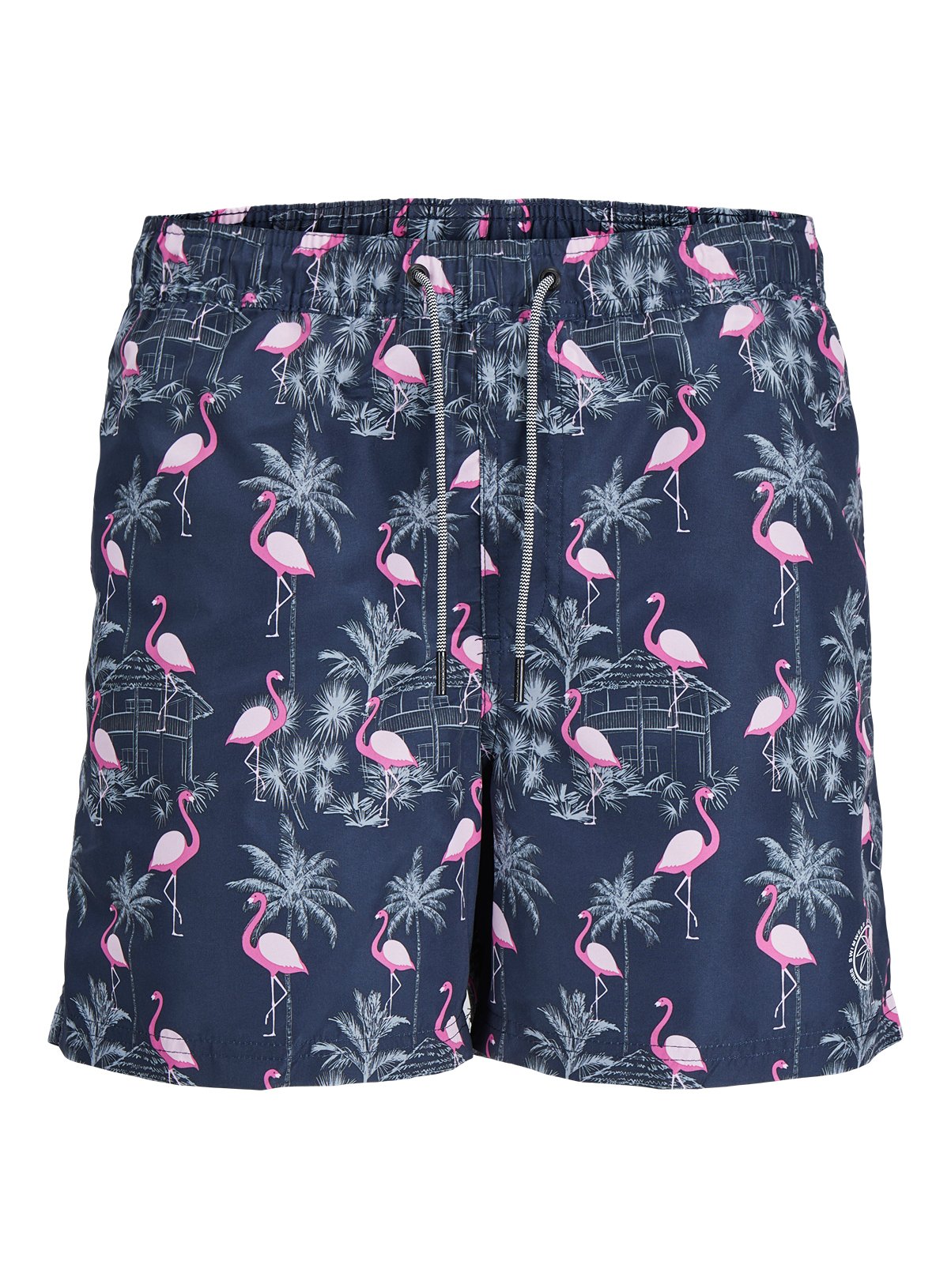 Navy Navy JACK & JONES JUNIOR Fiji Printed Swim Short Junior (12 Years) - Jack and Jones Junior by Sainsbury's