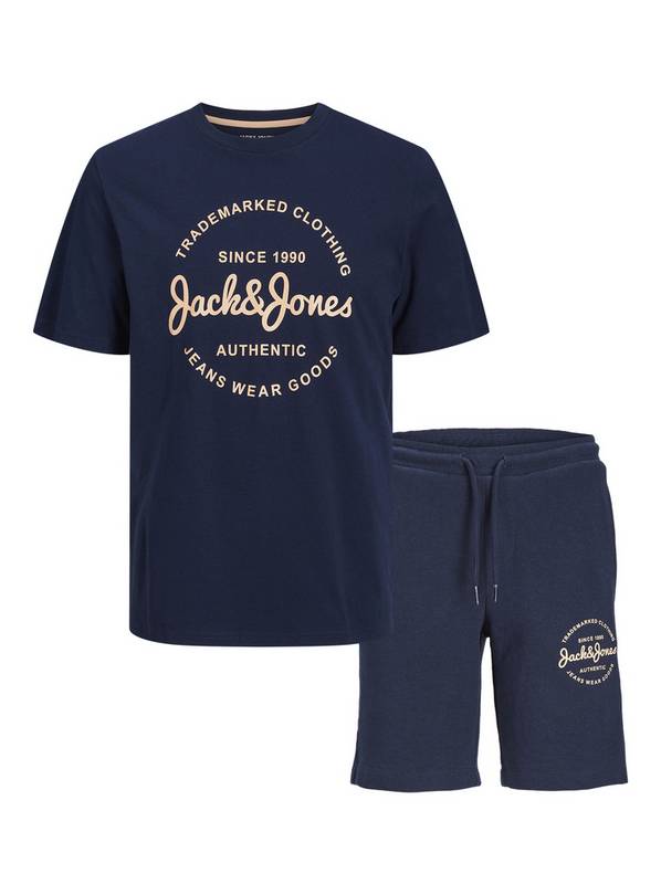 JACK & JONES JUNIOR Forest T Shirt & Short Set Junior Navy Blazer 16 years