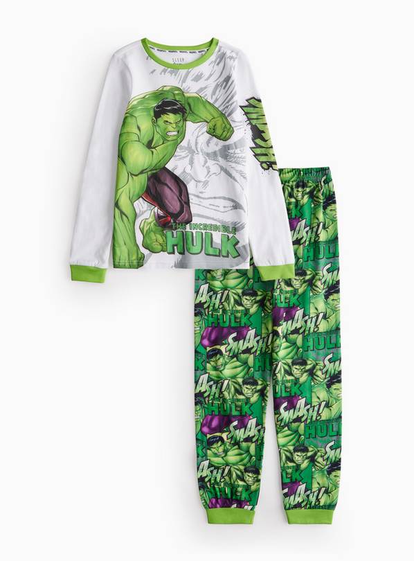 Marvel Hulk Printed Green Pyjamas 4-5 years