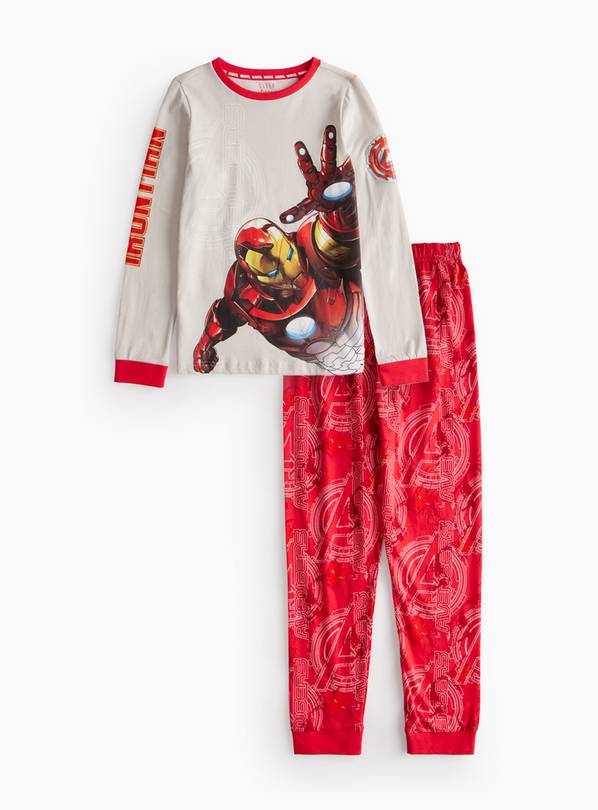 Marvel Avengers Iron Man Printed Red Pyjamas 2-3 years