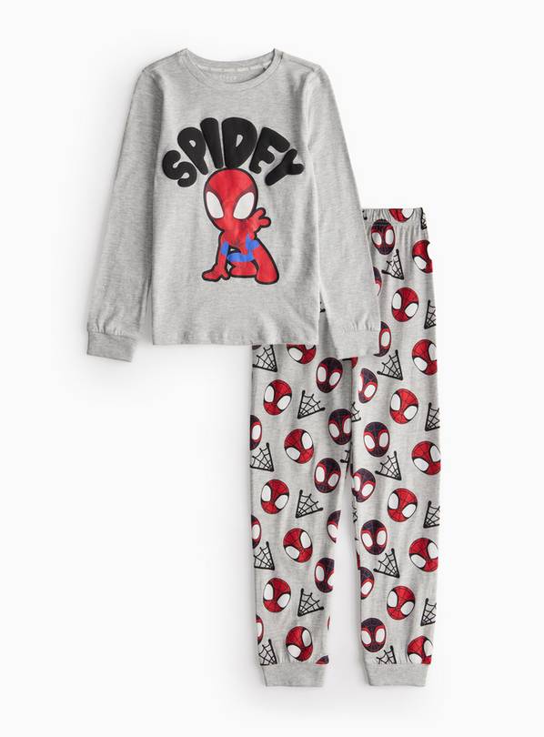 Disney Spidey & Friends Printed Grey Pyjamas 1-1.5 years