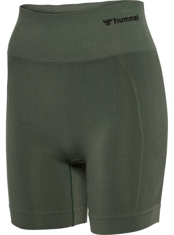 HUMMEL Tif Seamless Shorts Khaki XL