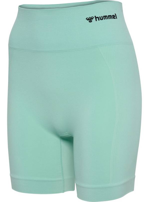 HUMMEL Tif Seamless Shorts Turquoise M