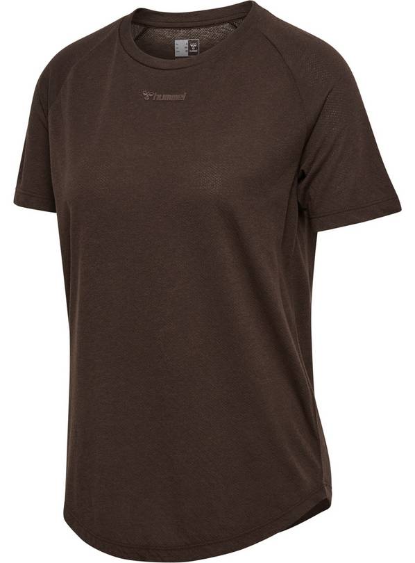 HUMMEL Vanja T Shirt Brown XL