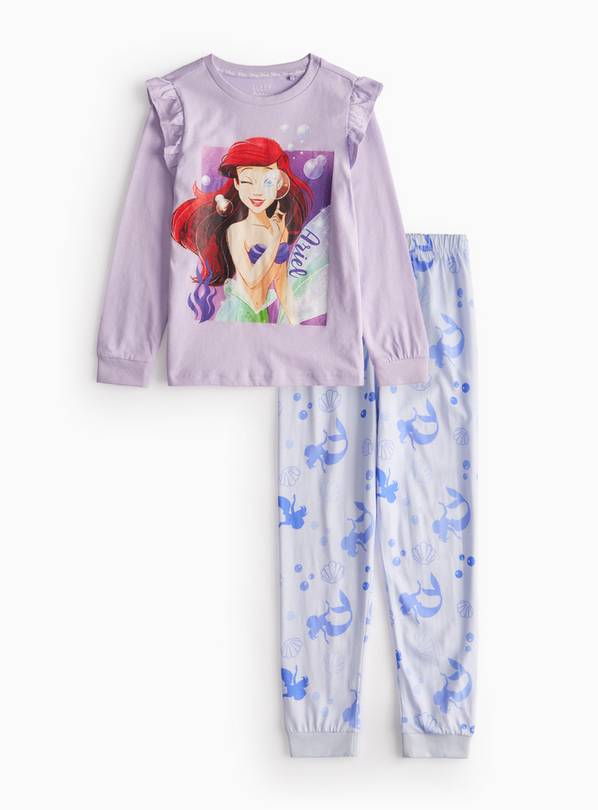 Disney Princess Ariel Print Lilac Pyjamas 1.5-2 years