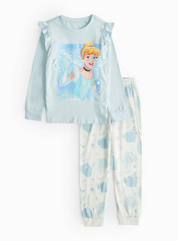 Disney Cinderella Print Light Blue Pyjamas 1.5-2 years