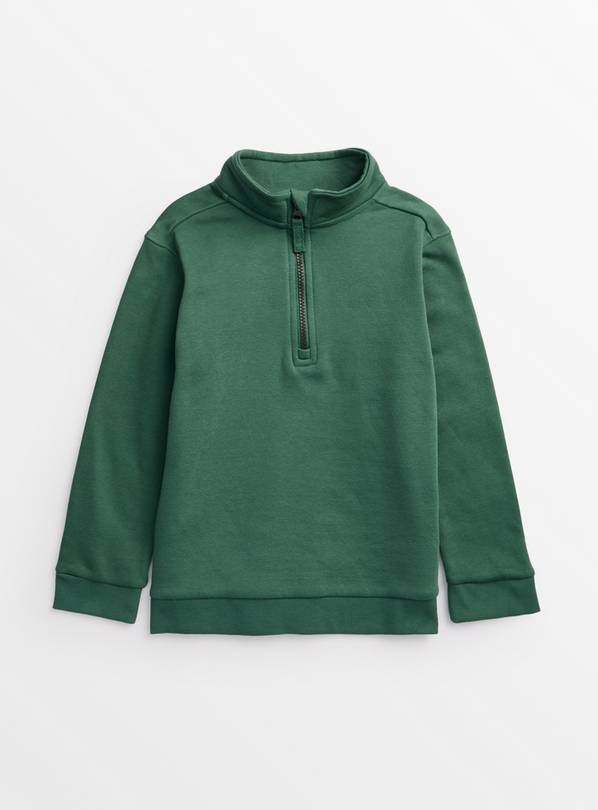 Green Quarter Zip Sweatshirt 7 years