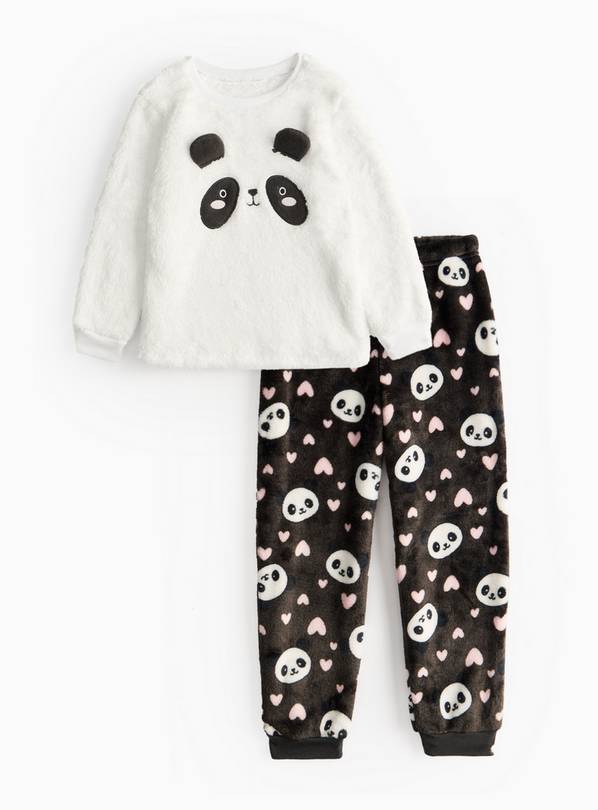 Novelty Panda Printed Fleece Pyjamas 1.5-2 years