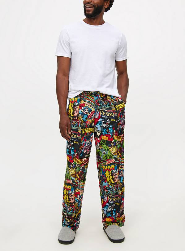 Disney Marvel Character Print Pyjama Bottoms XS