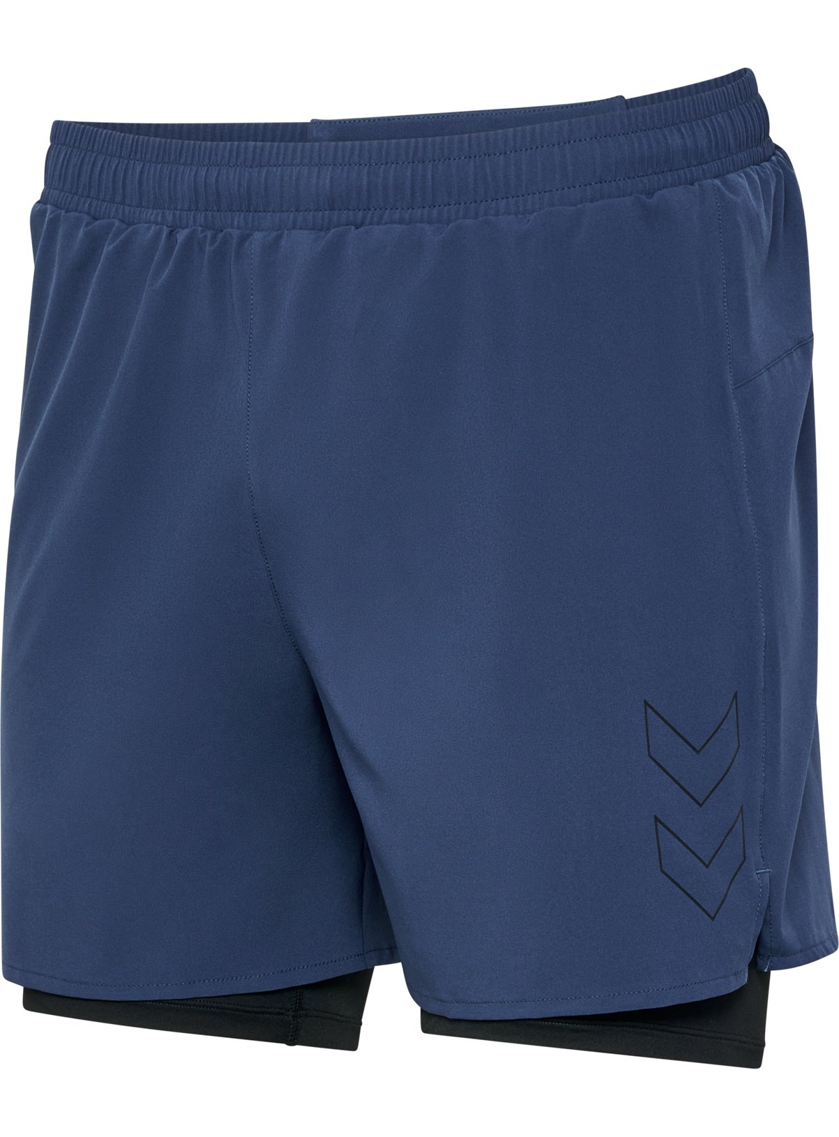 Men's HUMMEL Fast 2 In 1 Shorts Blue